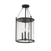 Maxim - Three Light Pendant - Belfry - Black- Union Lighting Luminaires Decor