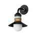 Maxim - One Light Outdoor Wall Sconce - Admiralty - Black / Antique Brass- Union Lighting Luminaires Decor