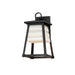Maxim - One Light Outdoor Wall Sconce - Shutters - Black- Union Lighting Luminaires Decor