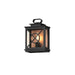 Maxim - One Light Outdoor Wall Sconce - Yorktown VX - Black/Aged Copper- Union Lighting Luminaires Decor