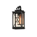 Maxim - One Light Outdoor Wall Sconce - Yorktown VX - Black/Aged Copper- Union Lighting Luminaires Decor