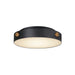 Maxim - LED Flush Mount - Rivet - Black / Antique Brass- Union Lighting Luminaires Decor