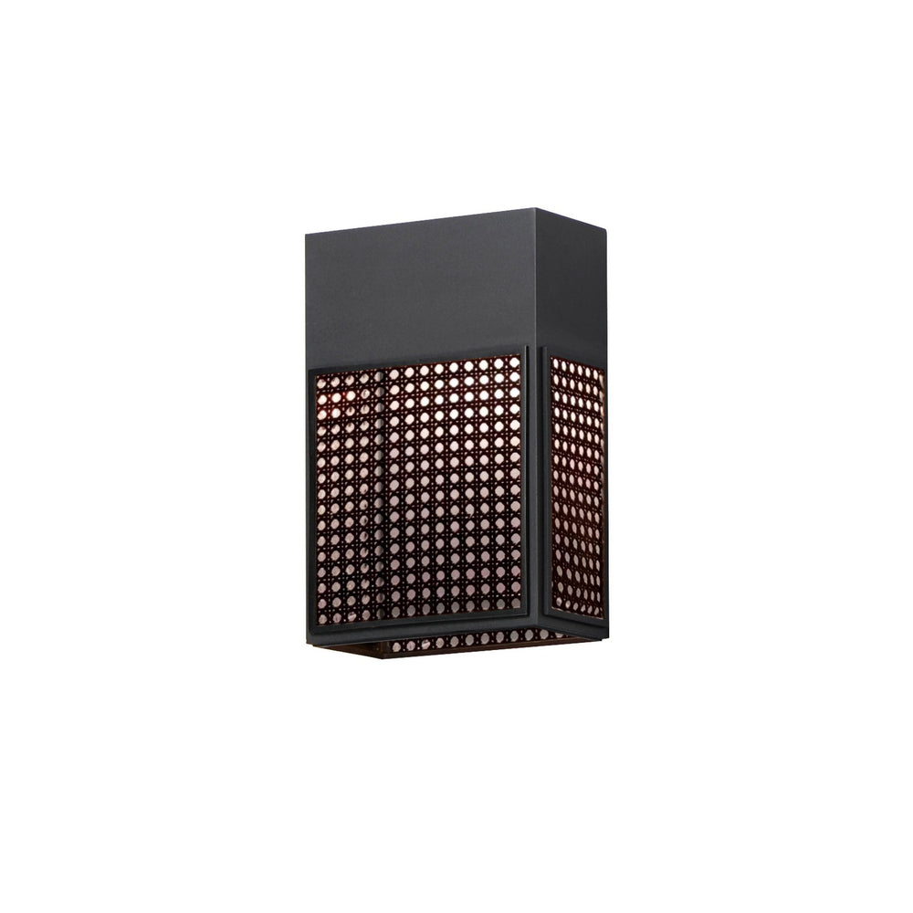 Maxim - LED Outdoor Wall Sconce - Lattice - Black- Union Lighting Luminaires Decor