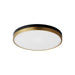 Maxim - LED Flush Mount - Dapper - Black / Antique Brass- Union Lighting Luminaires Decor