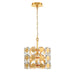 Eurofase Canada - Three Light Pendant - Perrene - Gold- Union Lighting Luminaires Decor