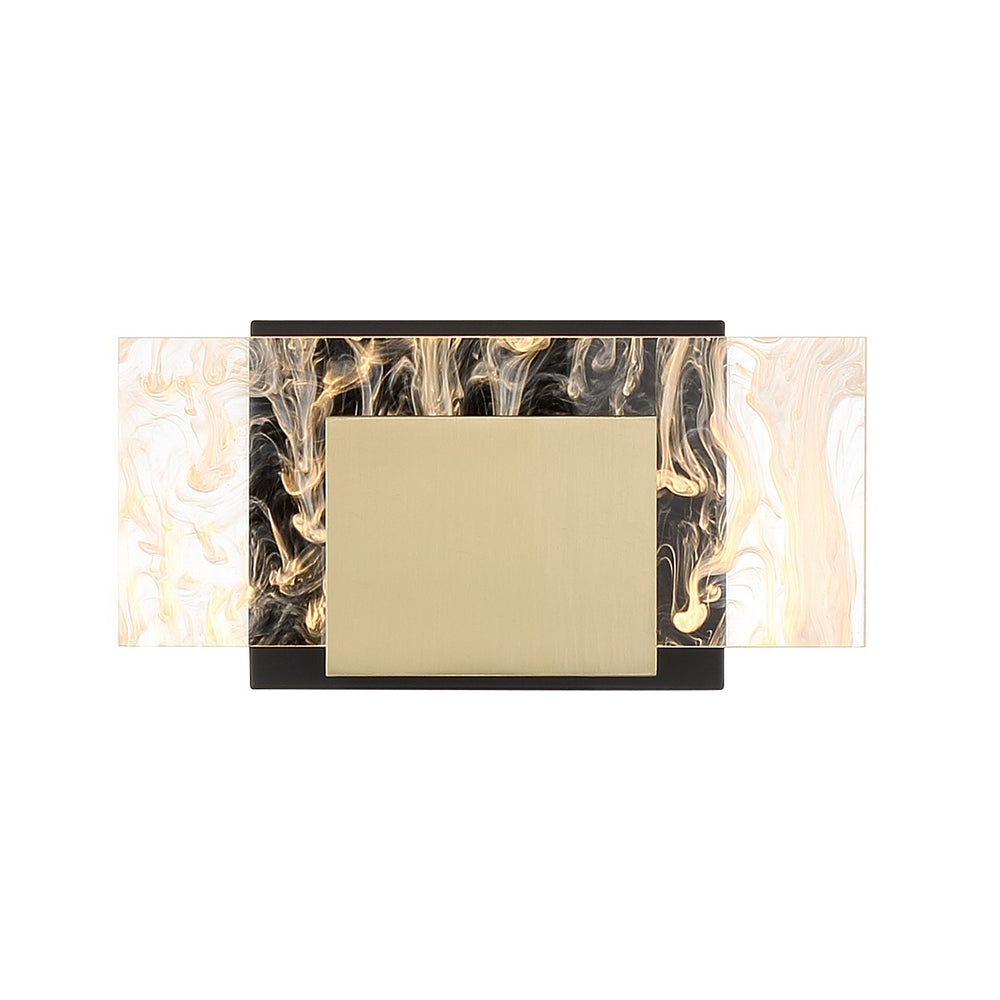 Eurofase Canada - LED Vanity - Kasha - Black and Brass- Union Lighting Luminaires Decor
