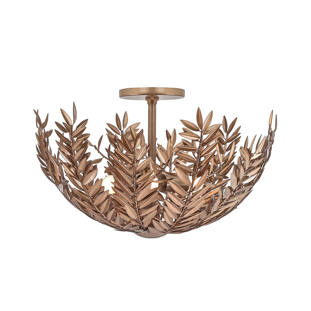 Eurofase Canada - Three Light Semi-Flushmount - Jalore - Brown Macchiato- Union Lighting Luminaires Decor