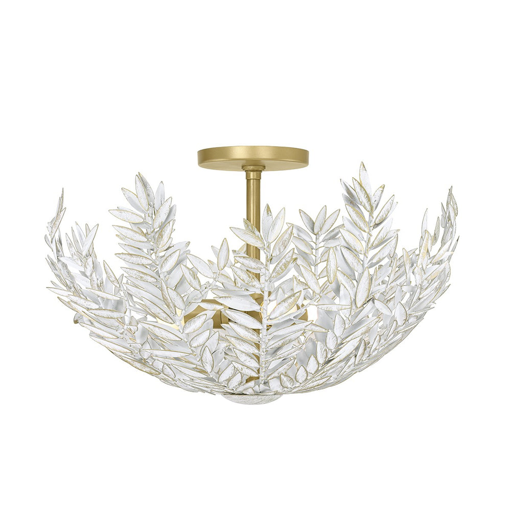 Eurofase Canada - Three Light Semi-Flushmount - Jalore - Distressed White- Union Lighting Luminaires Decor