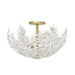 Eurofase Canada - Three Light Semi-Flushmount - Jalore - Distressed White- Union Lighting Luminaires Decor