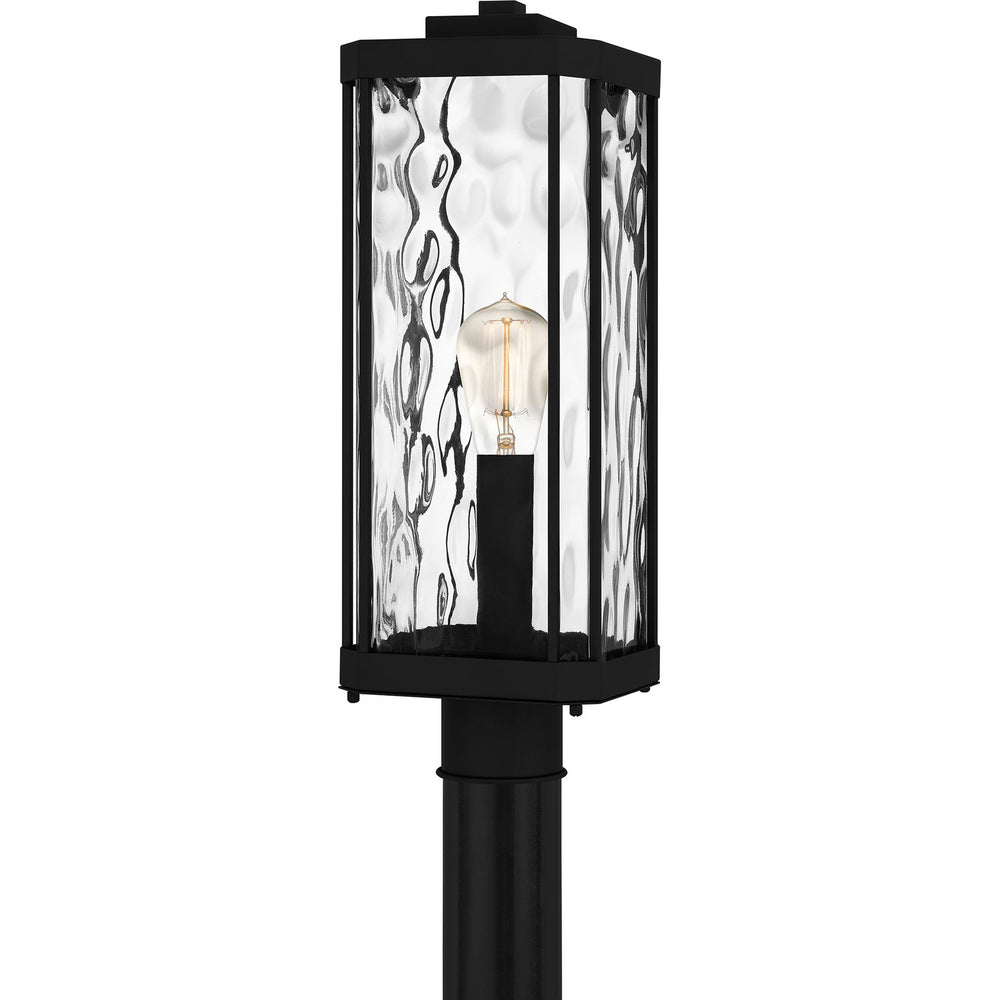 Quoizel - One Light Outdoor Post Mount - Balchier - Matte Black- Union Lighting Luminaires Decor
