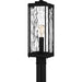 Quoizel - One Light Outdoor Post Mount - Balchier - Matte Black- Union Lighting Luminaires Decor