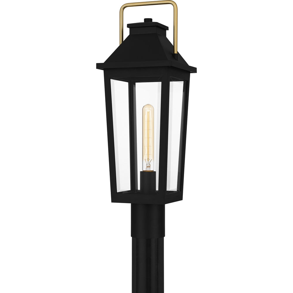 Quoizel - One Light Outdoor Post Mount - Buckley - Matte Black- Union Lighting Luminaires Decor