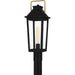 Quoizel - One Light Outdoor Post Mount - Buckley - Matte Black- Union Lighting Luminaires Decor