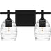 Quoizel - Two Light Bath - Lucy - Matte Black- Union Lighting Luminaires Decor