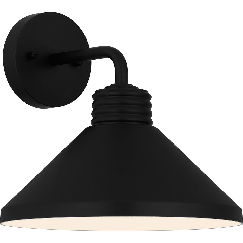 Quoizel - One Light Outdoor Wall Mount - Rencher - Matte Black- Union Lighting Luminaires Decor