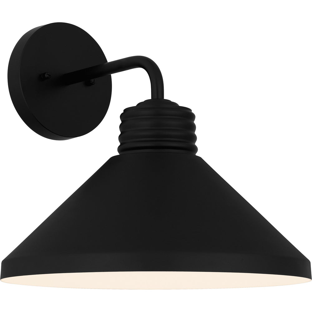 Quoizel - One Light Outdoor Wall Mount - Rencher - Matte Black- Union Lighting Luminaires Decor