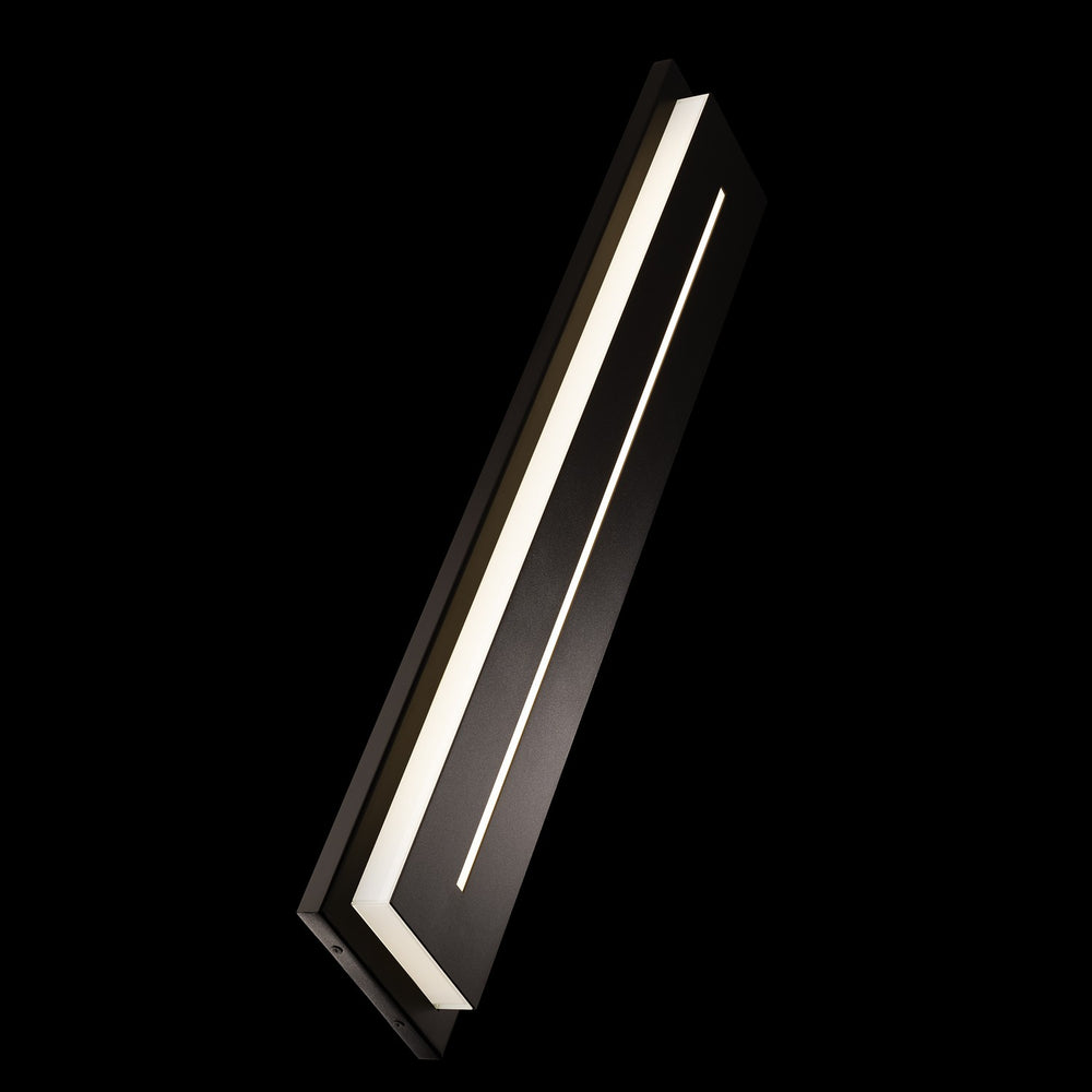 Modern Forms Canada - LED Outdoor Wall Sconce - Midnight - Black- Union Lighting Luminaires Decor