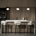 W.A.C. Canada - LED Pendant - Moonstone - Black- Union Lighting Luminaires Decor