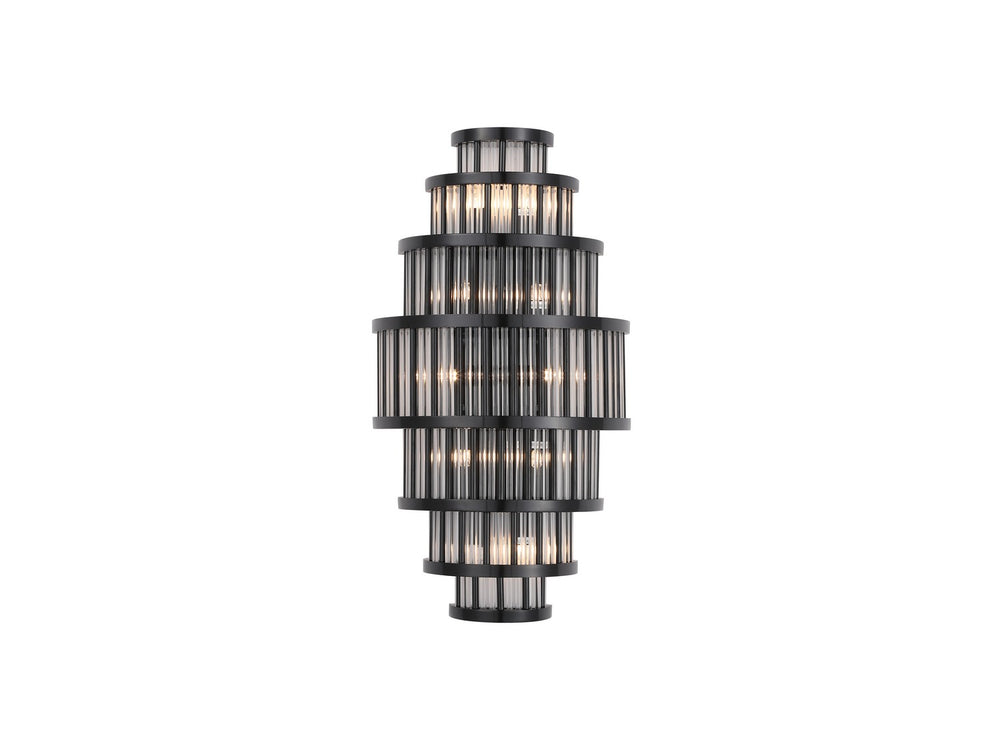 Avenue Lighting - LED Wall Sconce - Waldorf - Polished Gunmetal- Union Lighting Luminaires Decor