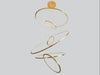 Avenue Lighting - LED Chandelier - Aria - Polished Brass- Union Lighting Luminaires Decor