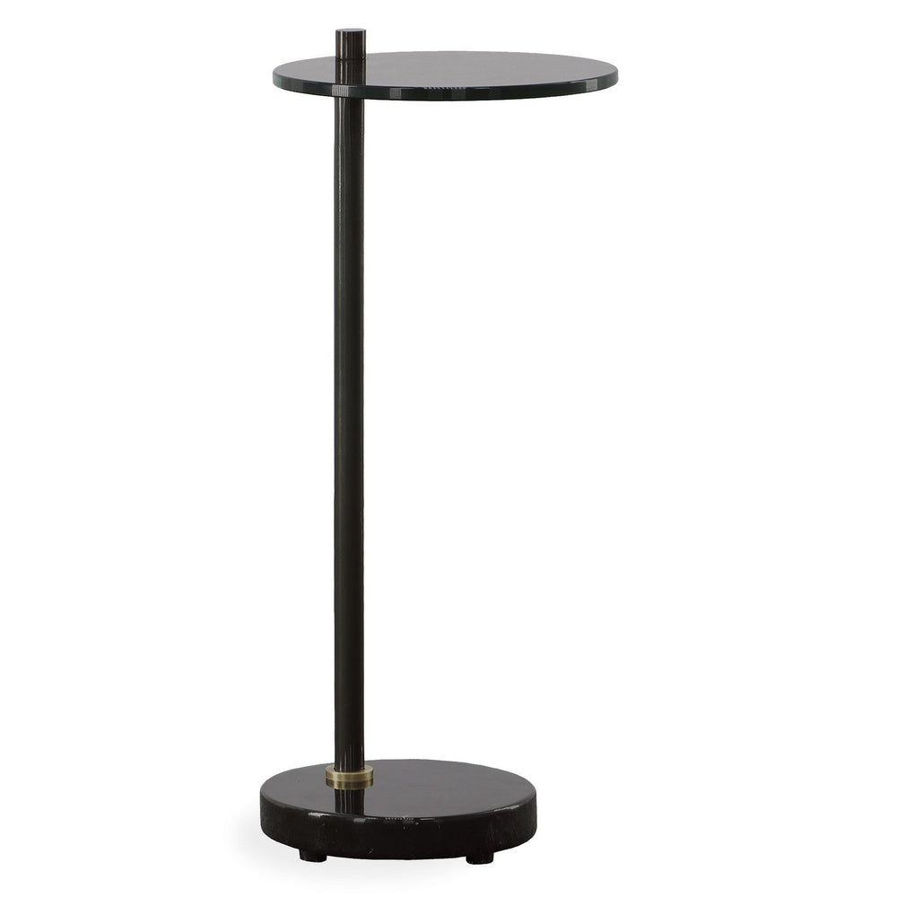 Uttermost - Drink Table - Steward - Solid Black- Union Lighting Luminaires Decor