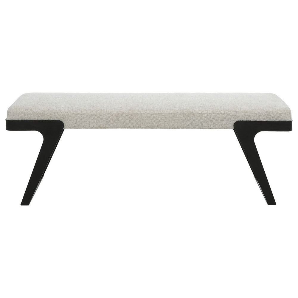 Uttermost - Bench - Hover - Aged Black- Union Lighting Luminaires Decor