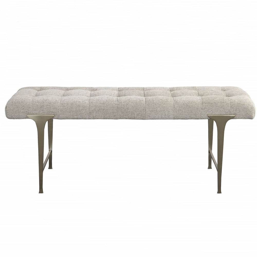 Uttermost - Bench - Imperial - Satin Champagne- Union Lighting Luminaires Decor