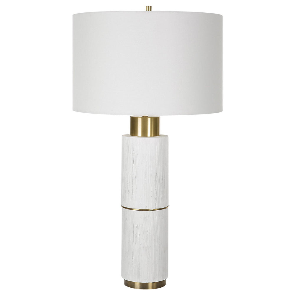 Uttermost - One Light Table Lamp - Ruse - Brushed Brass- Union Lighting Luminaires Decor