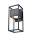 DVI Canada - One Light Wall Sconce - Starline - Black With Half Opal Glass- Union Lighting Luminaires Decor