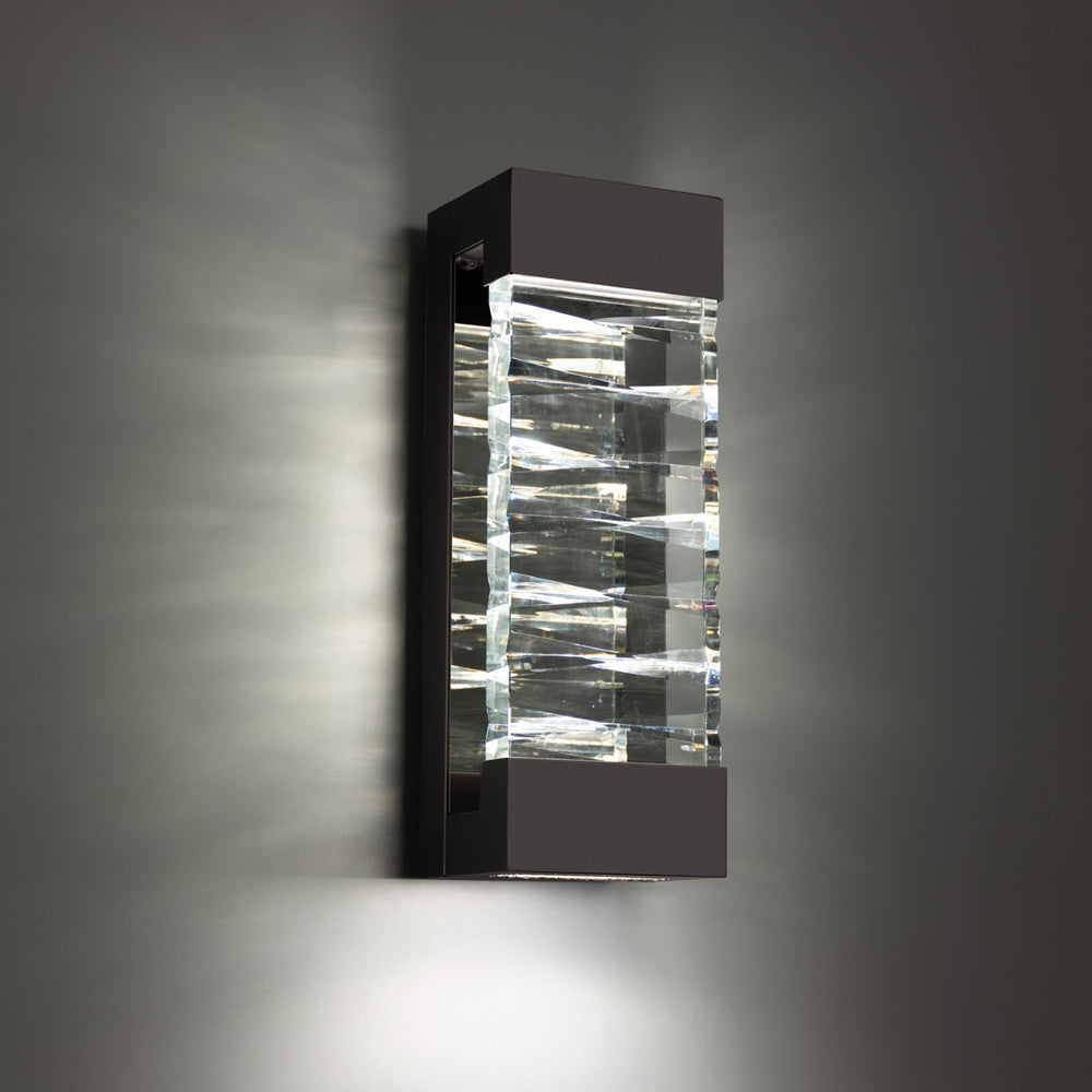 Schonbek Beyond - LED Outdoor Wall Mount - Labrynth - Black- Union Lighting Luminaires Decor