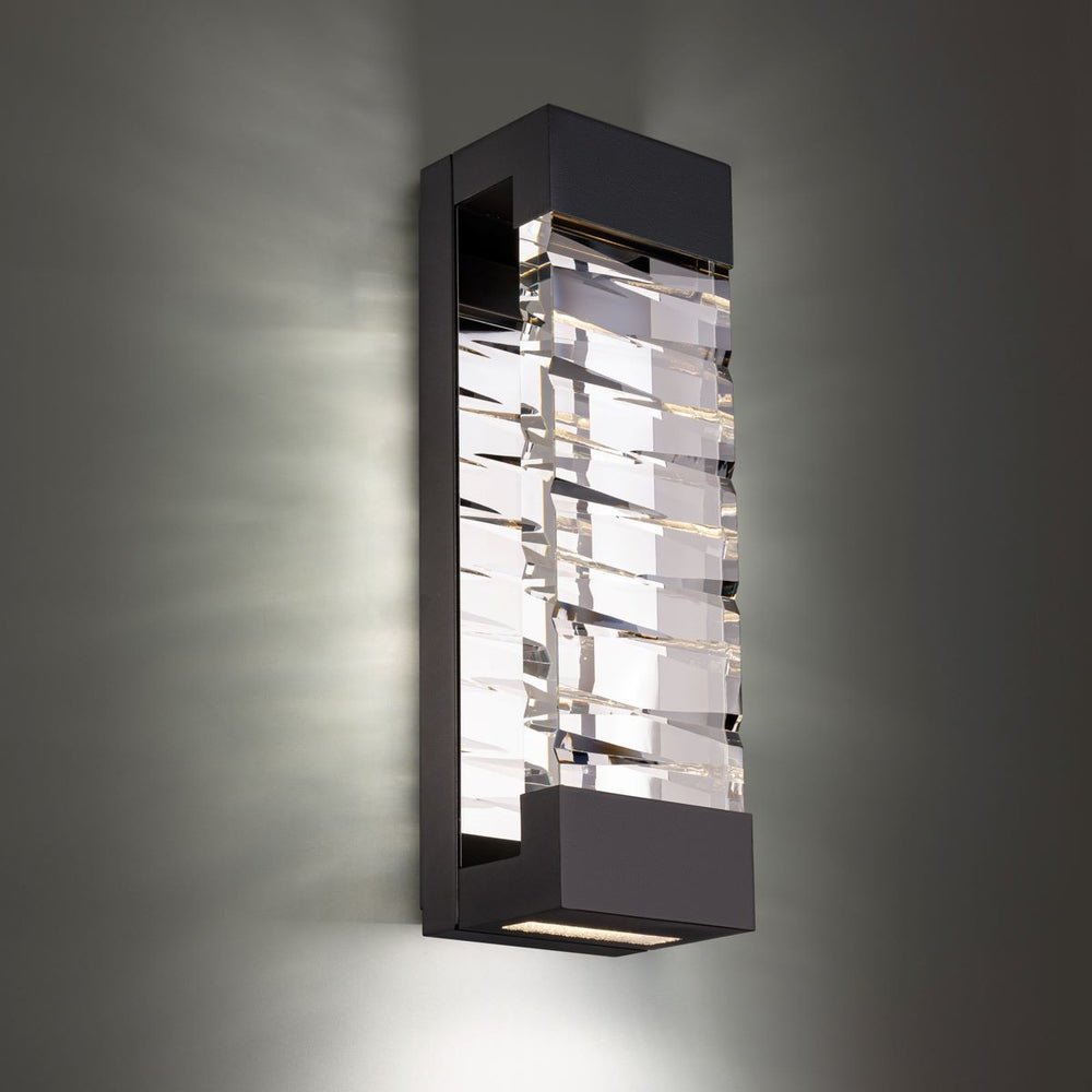 Schonbek Beyond - LED Outdoor Wall Mount - Labrynth - Black- Union Lighting Luminaires Decor