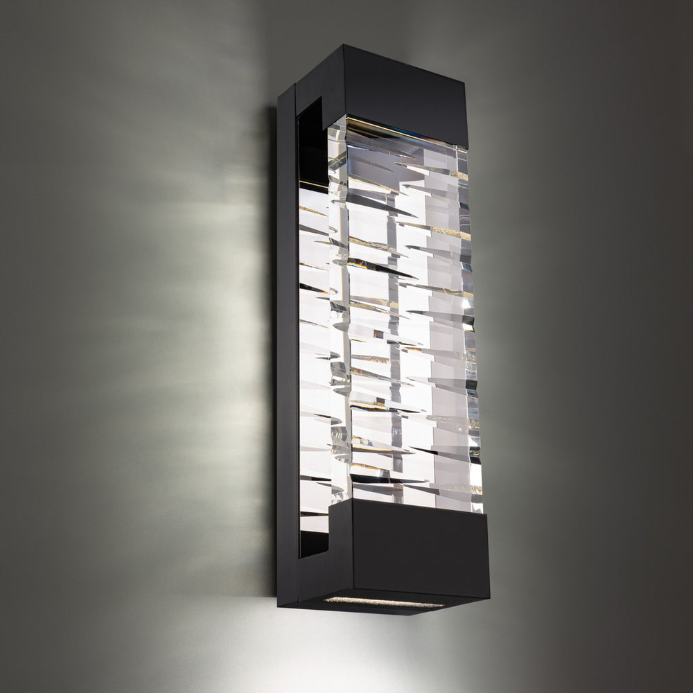 Schonbek Beyond - LED Outdoor Wall Mount - Labrynth - Black- Union Lighting Luminaires Decor