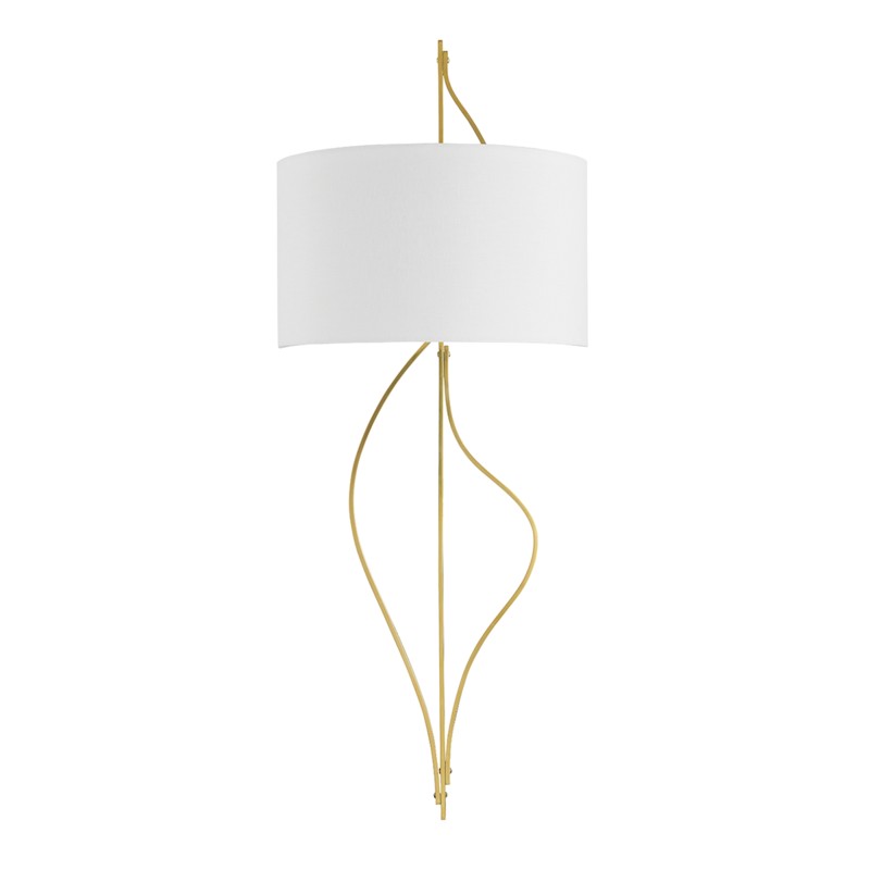 Corbett Lighting Canada - Two Light Wall Sconce - Akina - Vintage Brass- Union Lighting Luminaires Decor