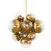 Corbett Lighting Canada - 13 Light Chandelier - Kyoto - Vintage Polished Brass- Union Lighting Luminaires Decor