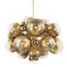 Corbett Lighting Canada - 25 Light Chandelier - Kyoto - Vintage Polished Brass- Union Lighting Luminaires Decor