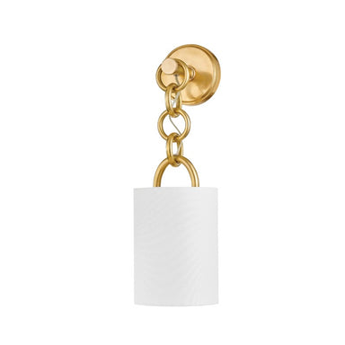 Corbett Lighting Canada - One Light Wall Sconce - Kansa - Vintage Brass- Union Lighting Luminaires Decor