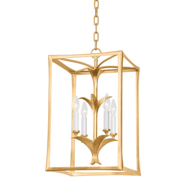 Corbett Lighting Canada - Four Light Lantern - Bergamo - Vintage Gold Leaf- Union Lighting Luminaires Decor