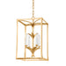 Corbett Lighting Canada - Four Light Lantern - Bergamo - Vintage Gold Leaf- Union Lighting Luminaires Decor