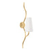 Corbett Lighting Canada - One Light Wall Sconce - Cortona - Vintage Gold Leaf- Union Lighting Luminaires Decor