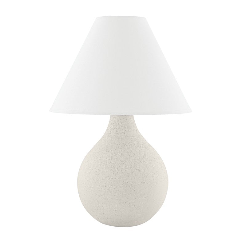 Mitzi Canada - One Light Table Lamp - Helena - Aged Brass/Ceramic Matte White Speck- Union Lighting Luminaires Decor