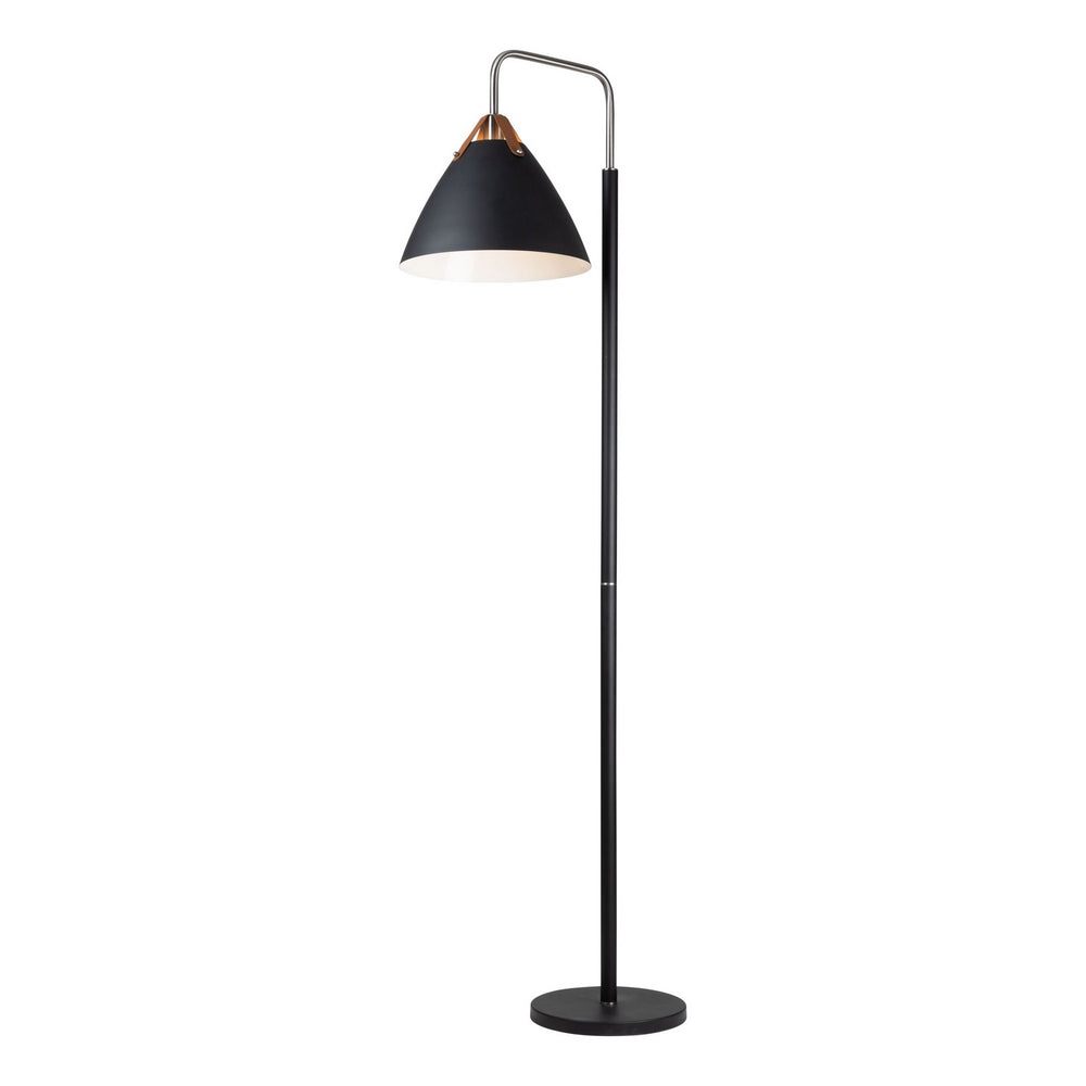 Artcraft Canada - One Light Floor Lamp - Tote - Black & Brass- Union Lighting Luminaires Decor