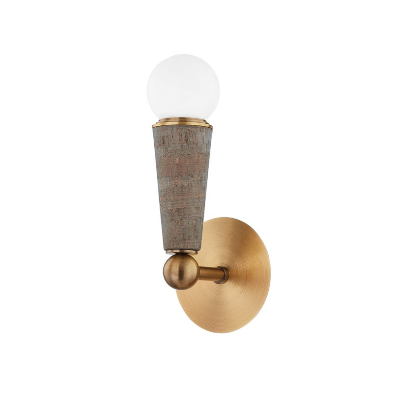 Troy Lighting Canada - One Light Wall Sconce - Dax - Patina Brass- Union Lighting Luminaires Decor