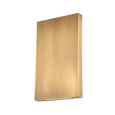 Troy Lighting Canada - LED Outdoor Wall Sconce - Thayne - Patina Brass- Union Lighting Luminaires Decor