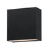ET2 - LED Outdoor Wall Sconce - Cubed - Black- Union Lighting Luminaires Decor