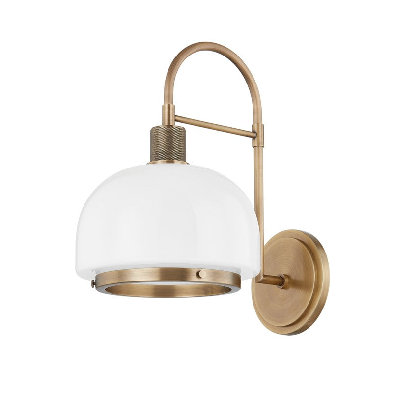 Troy Lighting Canada - One Light Wall Sconce - Bradbury - Patina Brass- Union Lighting Luminaires Decor