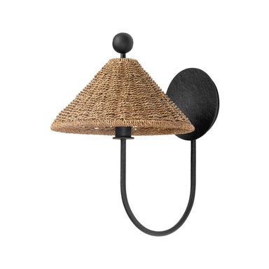 Troy Lighting Canada - One Light Wall Sconce - Layton - Black Iron- Union Lighting Luminaires Decor