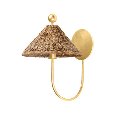 Troy Lighting Canada - One Light Wall Sconce - Layton - Vintage Gold Leaf- Union Lighting Luminaires Decor