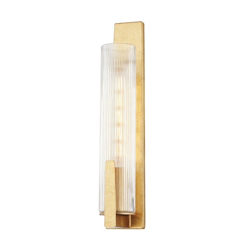 Troy Lighting Canada - One Light Wall Sconce - Malakai - Vintage Gold Leaf- Union Lighting Luminaires Decor