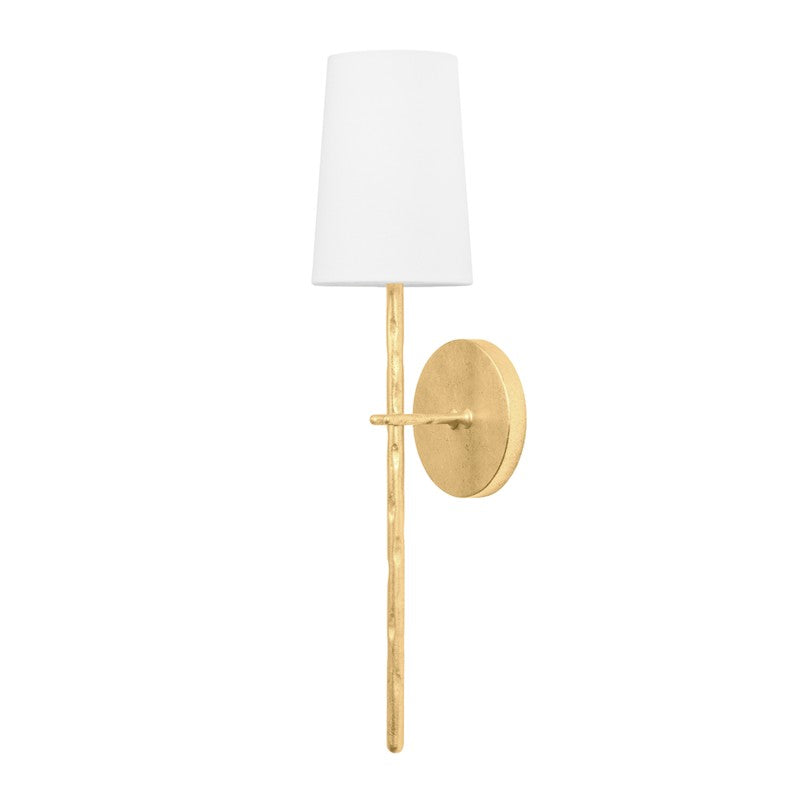 Troy Lighting Canada - One Light Wall Sconce - River - Vintage Gold Leaf- Union Lighting Luminaires Decor