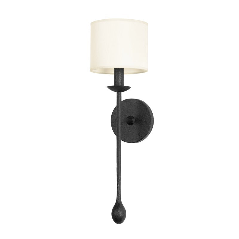 Troy Lighting Canada - One Light Wall Sconce - Osmond - Black Iron- Union Lighting Luminaires Decor